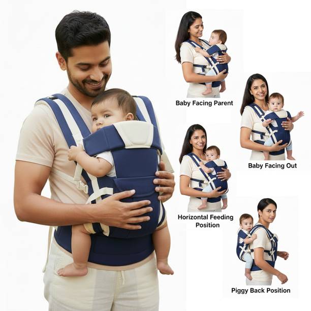 Lilnino Newborn to Toddler 4-in-1 Baby Carrier Ideal for Daily & Travel use Baby Carrier
