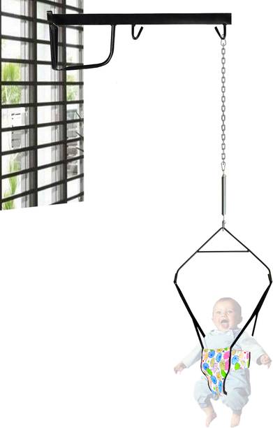 VParents Baby toddler Jumper Cum Baby Walking Harness Function, Fun Activity (Blue) Baby Cuddler