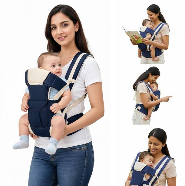 Lilnino Lightweight 4-in-1 Baby Carrier for Infants (0–24M) with Cushioned Support Baby Carrier