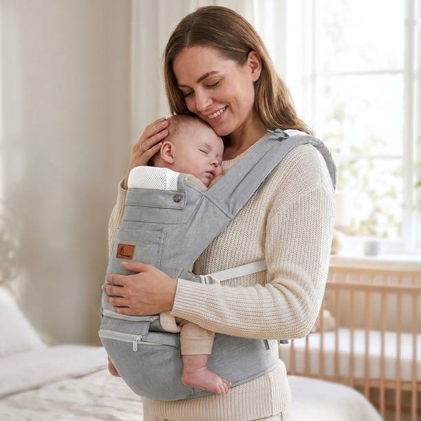 R for Rabbit Upsy Daisy Ergo Baby Carrier | Adjustable Lumbar Strap | 8-in-1 Ergonomic Baby Carrier