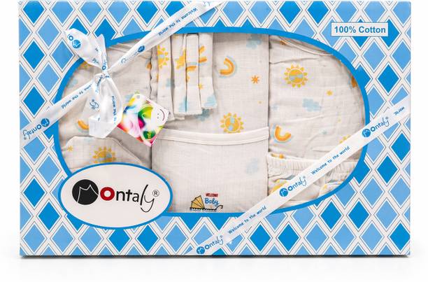 BABY STATION Muslin Cotton Gift set 13 pic Baby Carrier