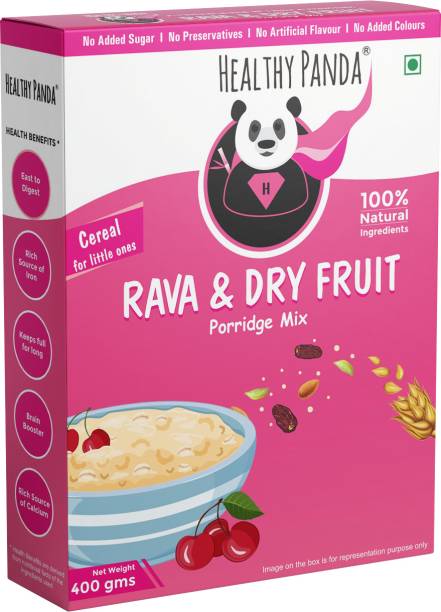 HEALTHY PANDA Rava Porridge-First Food for Babies (400 g) Rava, Dry fruit Powder for baby food Cereal