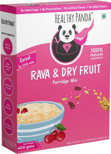 HEALTHY PANDA Rava Porridge-First Food for Babies (400 g) Rava, Dry fruit Powder for baby food Cereal