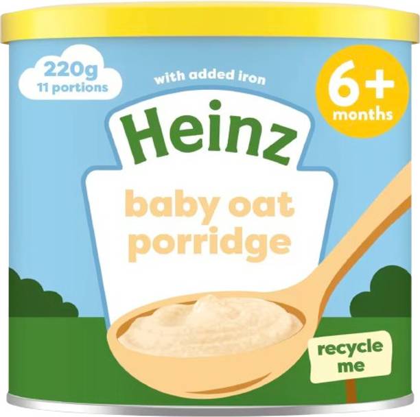 HEINZ Baby Oat Porridge, UK-Made Vegetarian Cereal