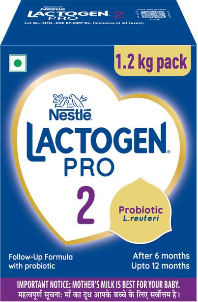 Nestle Lactogen Pro 2 Powder, Follow-Up Formula with Probiotic, 6 Months to 12 Months, Bag-in-Box