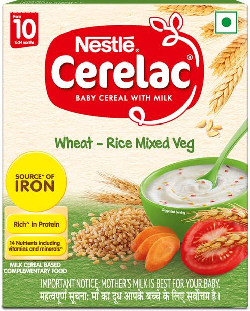Nestle Cerelac Wheat-Rice Mixed Vegetable Cereal
