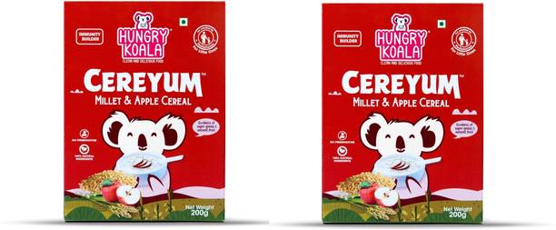 HUNGRY KOALA Cerelac Millet & Apple Baby Food Goodness of Super Grains & Natural Fruit kids Cereal