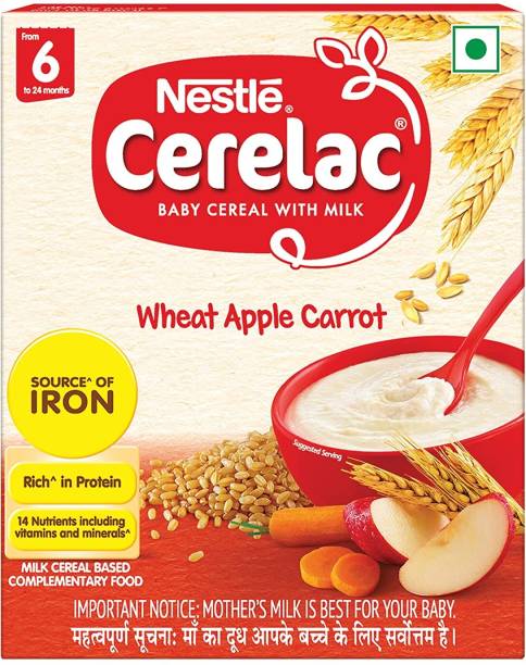 Nestle Cerelac Wheat Apple Carrot Cereal