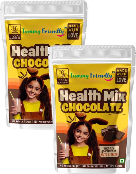 TummyFriendly Foods Chocolate Health Mix Powder For Kids Adults Milk Drink Children 2 year + Cereal