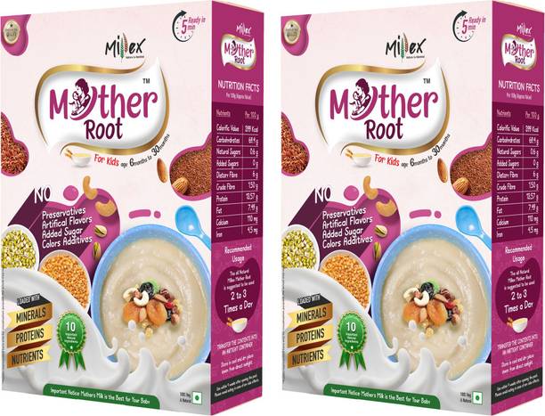 Millex Mother Root| Baby Food|Sprouted Multi-grain| Natural Cereal Cereal