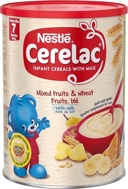 Cerelac Mixed Fruits & Wheat Infant Cereal with milk, Spanish made Cereal