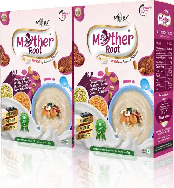 Millex Mother Root| Baby Food|Sprouted Multi-grain| Natural Cereal Cereal