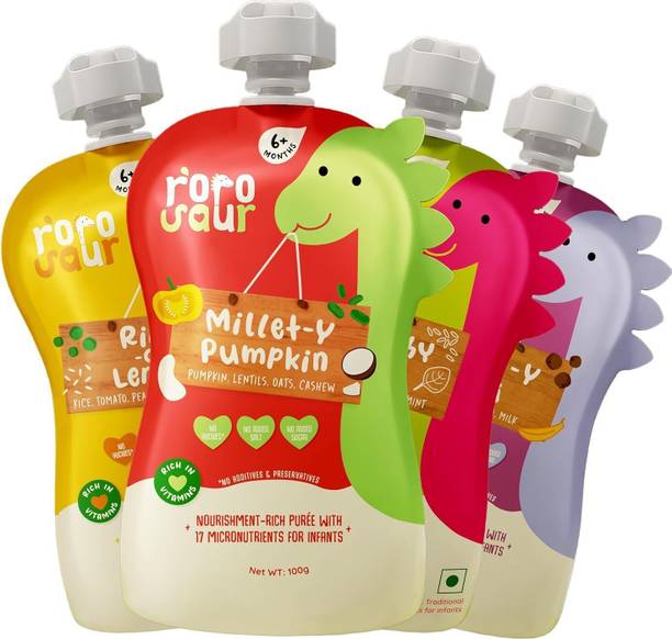 Rorosaur Ready to Eat Grain based Porridge made with Rice, Millets & Dals Cereal