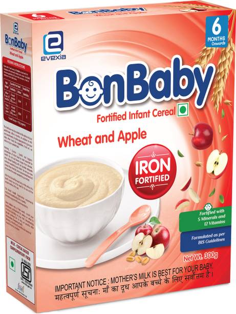 BonBaby Wheat and Apple Cereal
