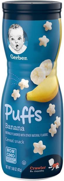 GERBER Banana Puffs 42g Cereal