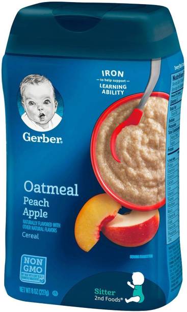 GERBER Baby Peach Apple Cereal Cereal