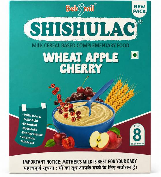 SHISHULAC Wheat Apple Cherry Baby Cereal