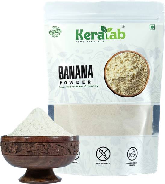 KERALAB Banana Powder (Kannan Kaya flour)| 100% Natural and Vegan|Prebiotic & High Fiber Cereal