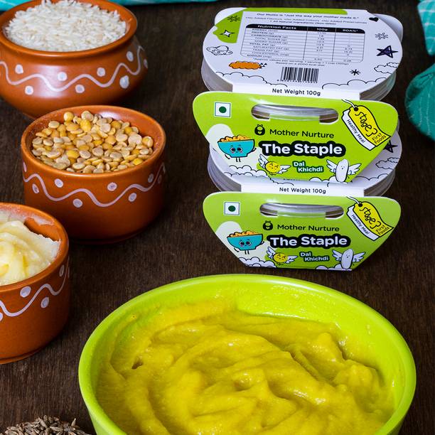 Mother Nurture The Staple - Dal Khichdi - Stage 3 - Baby Food Cereal