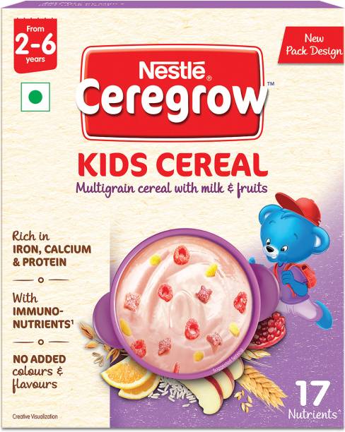 Nestle Ceregrow Multigrain Cereal with Milk & Fruits From 2 to 6 Years Cereal