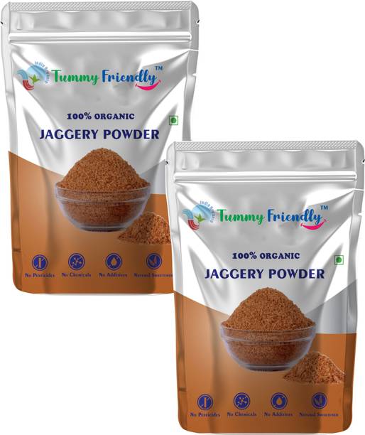 TummyFriendly Foods Certified Organic Jaggery Powder for Baby, Kids, Adults - 2 Packs, 200g Each Cereal