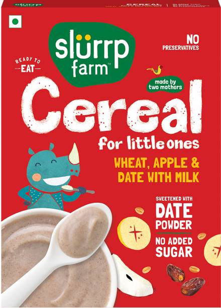 स्लर्प फार्म Wheat, Apple and Date with Milk सिरियल