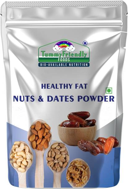 TummyFriendly Foods Premium Nuts and Dates Powder | Healthy Fat with Natural Sweetener - 200g Cereal
