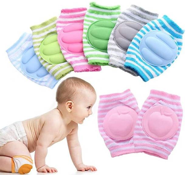 TODDLER STORE Baby Knee & Elbow pad for Crawling Girl, Boys, Safety Protector for Leg and Hand Multicolor Baby Knee Pads