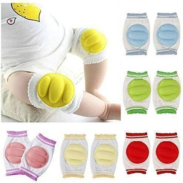 Ritsy Baby Padded Knee Pads for Crawling, Anti-Slip Stretchable Kids Knee Cap Multicolor Baby Knee Pads