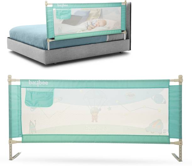 baybee Bed Rail Guard Barrier for Baby Safety Adjustable Height Falling Protector Fence