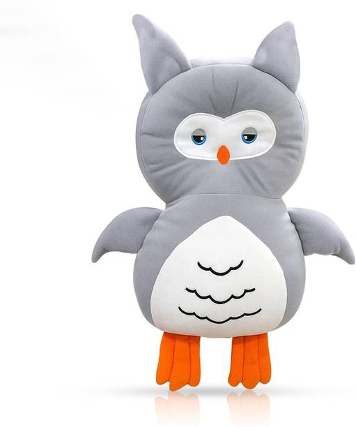 WINFLY Baby Head Priotector Cushon for 6 to 24 Months (Gray Owl )