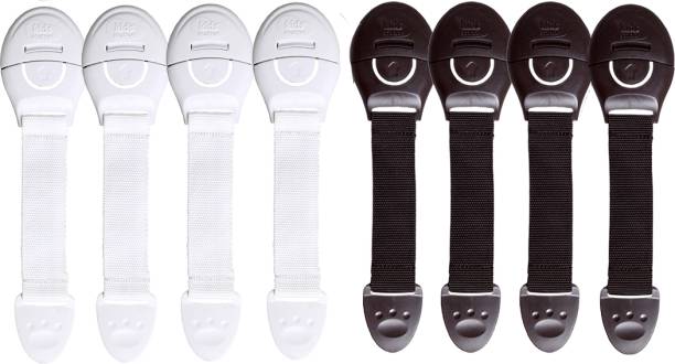 KIDS STATION Made in India Nylon Strap Baby Safety Locks for Kids- Drawers, Furnitures