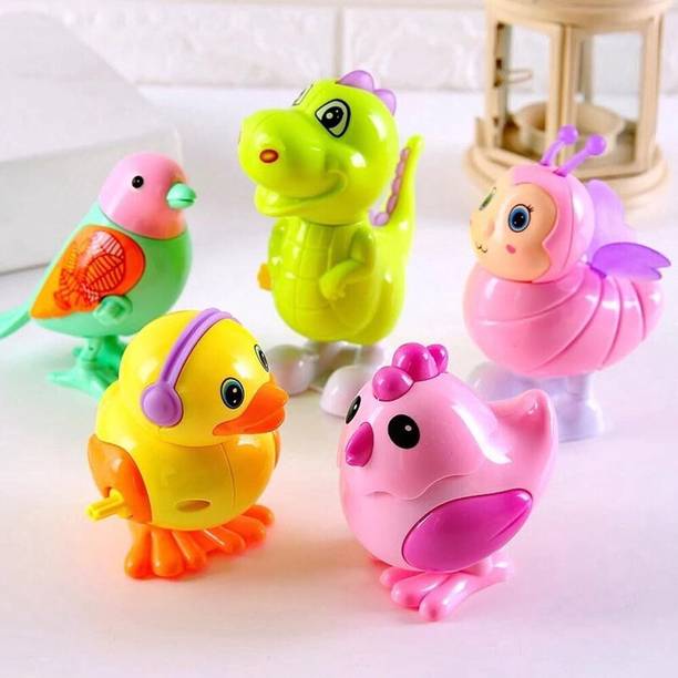अगंता Jumping Rabbit Bird Key Operated Crawling Toys for Toddler Baby Kids(ANY 3) रैटल