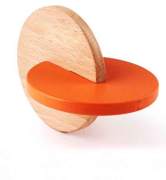 Intellibaby Wooden Spinning Discs| Interlocking Rattle for Babies| BIS Certified| Baby Gift Rattle