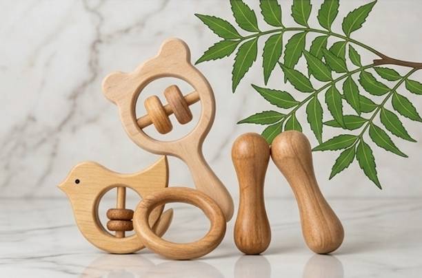 Aditya Creation TOY-NEEM-RTL-SET5 Rattle
