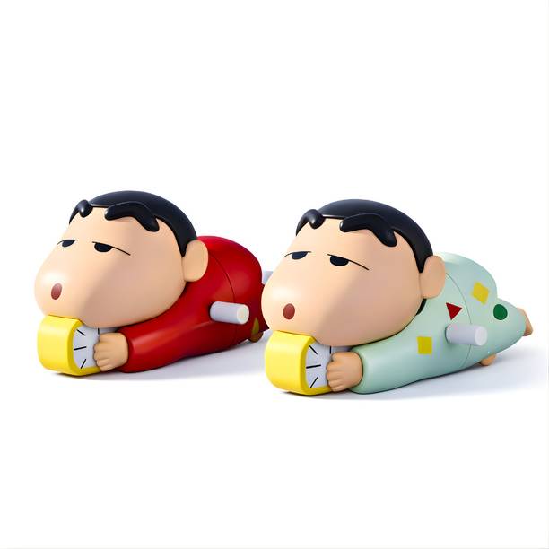 Aganta Cartoon Movable Toy for Kids Combo of 2 Key Operated Crawling Toy Rattle