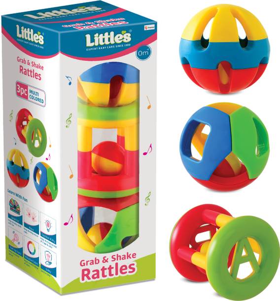 Little's Grab & Shake Rattles I Educational & Developmental Toys for Babies Rattle