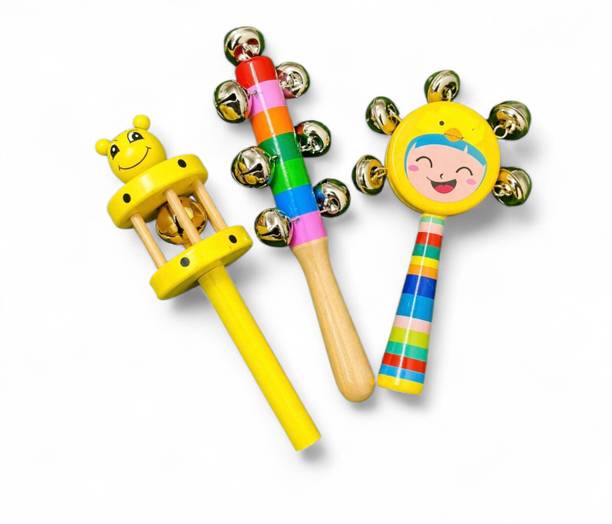 wooden Baby Rattles toys Rattles Toys Rattle