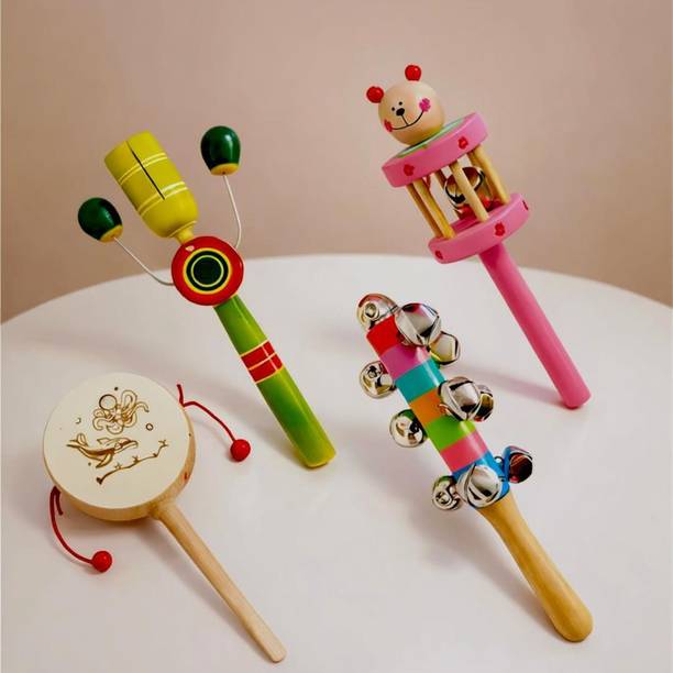 wooden Baby Rattles toys Baby Rattle Rattle