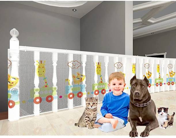 HASTHIP Banister Guard for Baby Stairway Rail Net Child Safety Protective Net Balcony Safety Gate