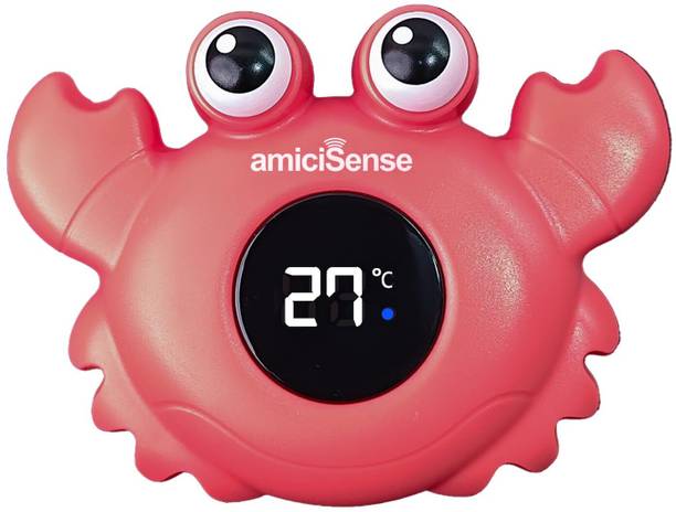 amiciSense Waterproof Baby Bath Temperature Meter, Floating Toy Gift,Bathtub Thermometer Baby Thermometer