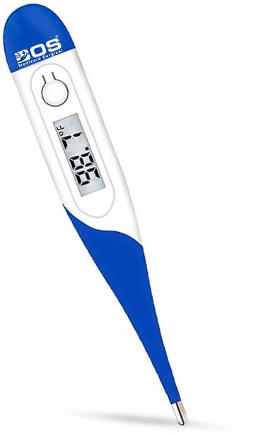 Bos Medicare Surgical Plastic Waterproof Flexible Tip Digital Thermometer For Adult And Kids Baby Thermometer