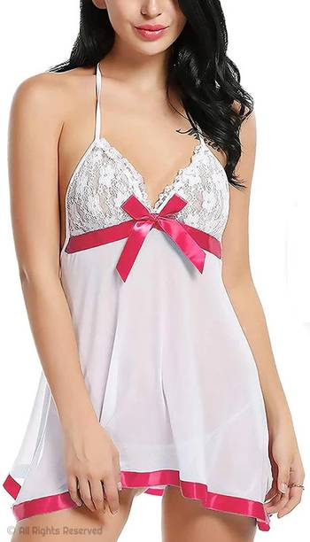 NightyVilla Self Design Babydoll