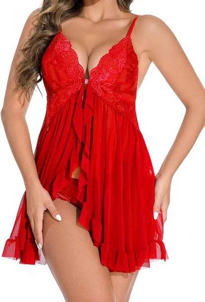 MAKE LOVE Self Design Babydoll