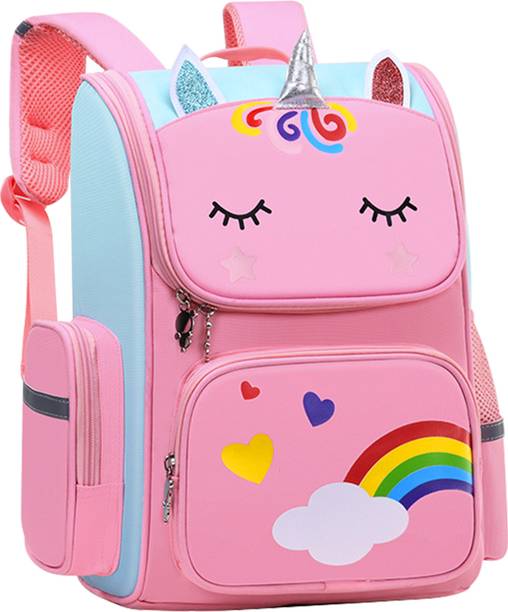 gustave Girls School Backpack Unicorn Cartoon Backpack Primary Bookbag Waterproof 2.5 L Backpack