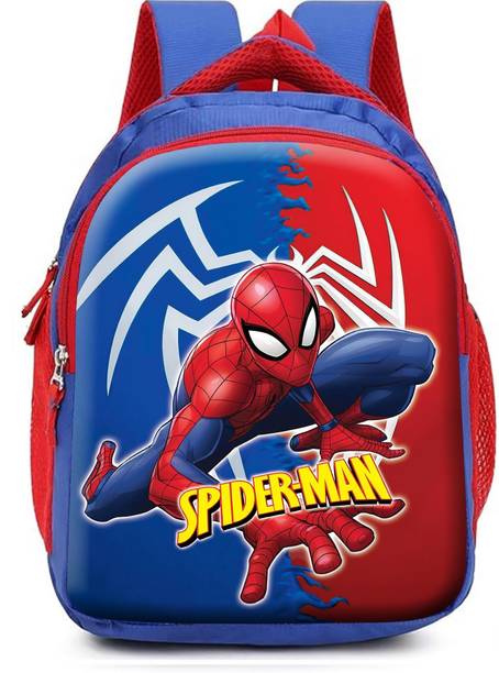 First LIKELY Backpak Spiderman School Bag best for Girls and Boys 3-7 Years 20 L Backpack