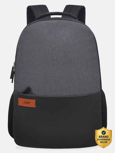 Small 18 L Laptop Backpack Evo Black & Grey