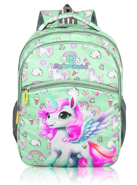 PERFECT GENIUS FunBuddy School Bag – Lightweight, Durable & Stylish Backpack for Kids (3-9 Yrs) 24 L Backpack
