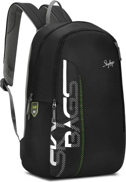 SKYBAGS Dank Black 28L Casual Backpack with Adjustable Strap, Bottle Pockets-Kids-Unisex 28 L Backpack