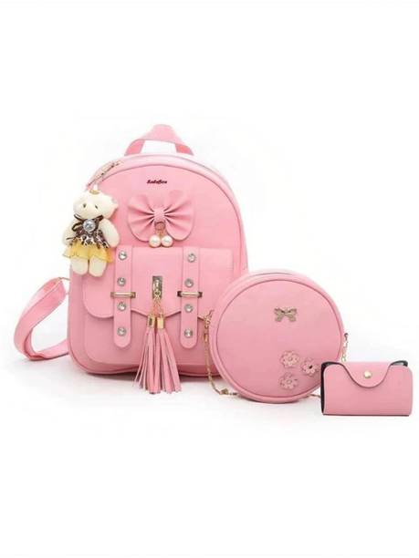 XOVEE New Stylish Cute Mini 3PCS Combo 5 L Backpack